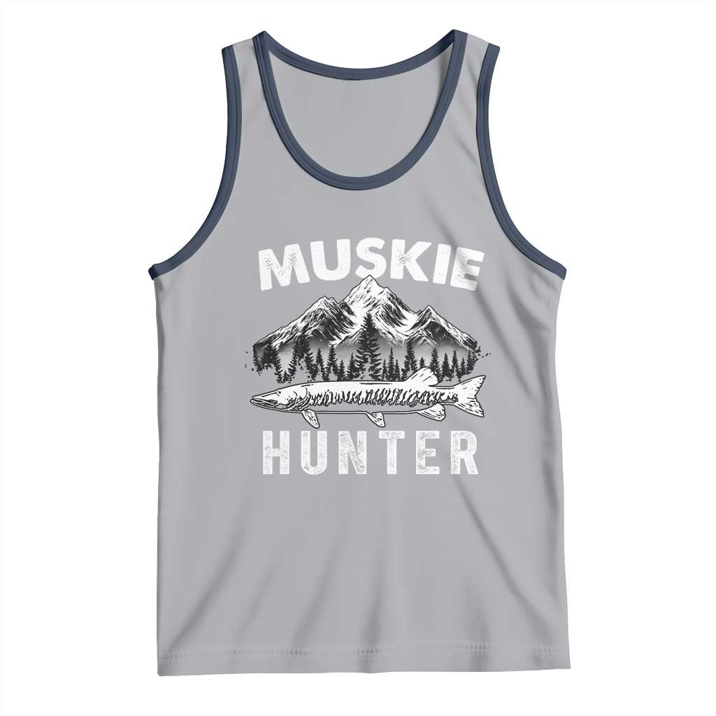 Musky Hunter Fishing Fisherman Tank Top