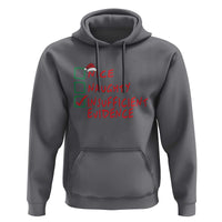 Funny Christmas Hoodie Nice Naughty Insufficient Evidence