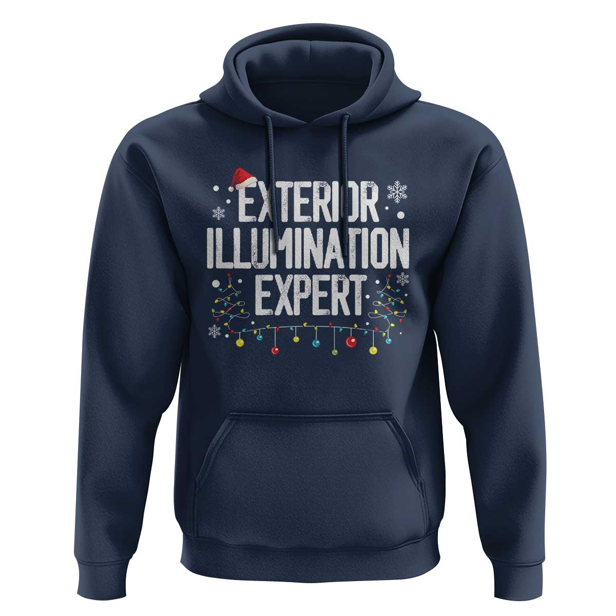 Funny Christmas Hoodie Exterior Illumination Expert Christmas Lights