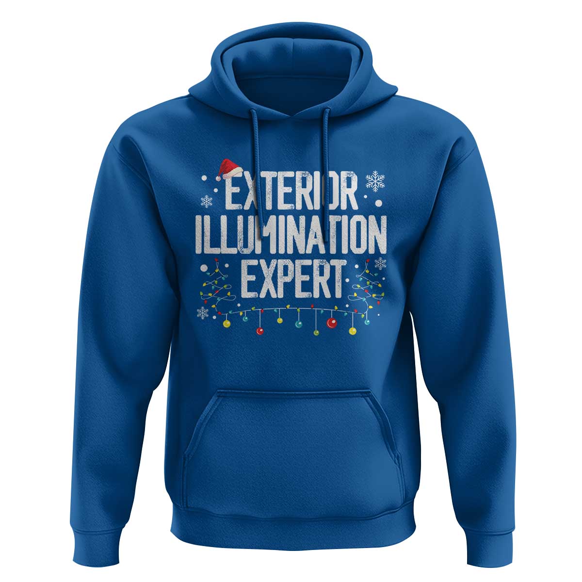 Funny Christmas Hoodie Exterior Illumination Expert Christmas Lights