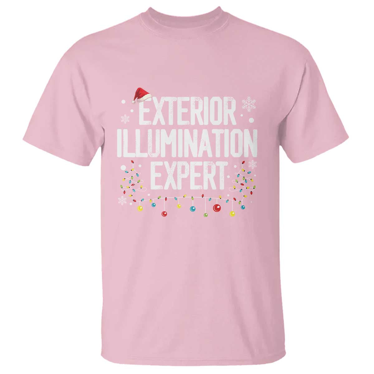 Funny Christmas T Shirt Exterior Illumination Expert Christmas Lights - Wonder Print Shop