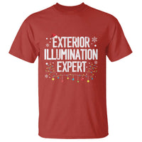 Funny Christmas T Shirt Exterior Illumination Expert Christmas Lights - Wonder Print Shop
