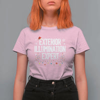 Funny Christmas T Shirt For Women Exterior Illumination Expert Christmas Lights - Wonder Print Shop