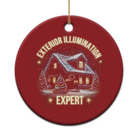 Funny Xmas Christmas Ornament Exterior Illumination Expert Christmas Lights Home - Wonder Print Shop