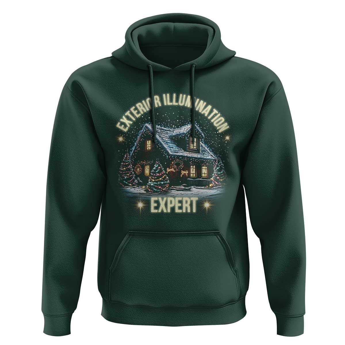 Funny Christmas Hoodie Exterior Illumination Expert Christmas Lights Home