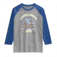 Funny Christmas Raglan Shirt Exterior Illumination Expert Christmas Lights Home