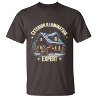 Funny Christmas T Shirt Exterior Illumination Expert Christmas Lights Home - Wonder Print Shop