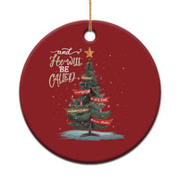 Christian Xmas Christmas Ornament He Will Be Called Wonderful Counselor - Wonder Print Shop