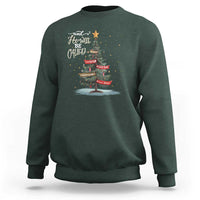 Xmas Christian Sweatshirt He Will Be Called Wonderful Counselor - Wonder Print Shop