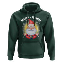 Christmas Yoga Hoodie Nama Sleigh Cute Santa
