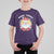Christmas Yoga T Shirt For Kid Nama Sleigh Cute Santa - Wonder Print Shop