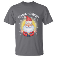 Christmas Yoga T Shirt Nama Sleigh Cute Santa - Wonder Print Shop