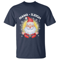 Christmas Yoga T Shirt Nama Sleigh Cute Santa - Wonder Print Shop