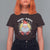 Christmas Yoga T Shirt For Women Nama Sleigh Cute Santa - Wonder Print Shop