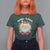 Christmas Yoga T Shirt For Women Nama Sleigh Cute Santa - Wonder Print Shop