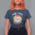 Christmas Yoga T Shirt For Women Nama Sleigh Cute Santa - Wonder Print Shop