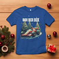 Car Racing Christmas Box Box Box Xmas Tree Colorful Light T Shirt - Wonder Print Shop
