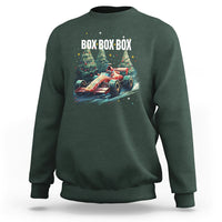 Car Racing Christmas Box Box Box Xmas Tree Colorful Light Sweatshirt - Wonder Print Shop