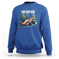 Car Racing Christmas Box Box Box Xmas Tree Colorful Light Sweatshirt - Wonder Print Shop