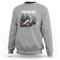 Car Racing Christmas Box Box Box Xmas Tree Colorful Light Sweatshirt - Wonder Print Shop