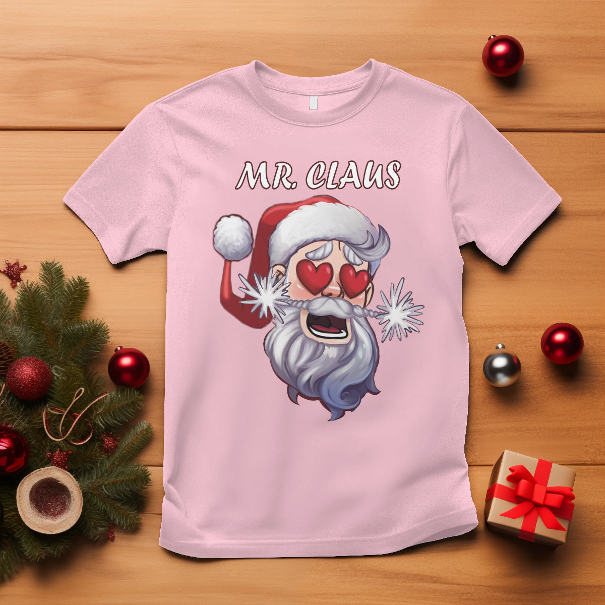 Christmas Couple Matchhing T Shirt Mr and Mrs Claus Couples Match Santa Lover - Wonder Print Shop
