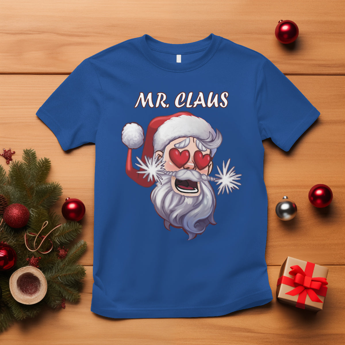 Christmas Couple Matchhing T Shirt Mr and Mrs Claus Couples Match Santa Lover - Wonder Print Shop