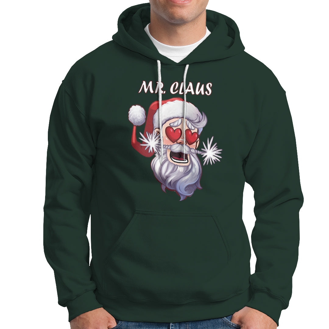Christmas Couple Matchhing Hoodie Mr and Mrs Claus Couples Match Santa Lover - Wonder Print Shop