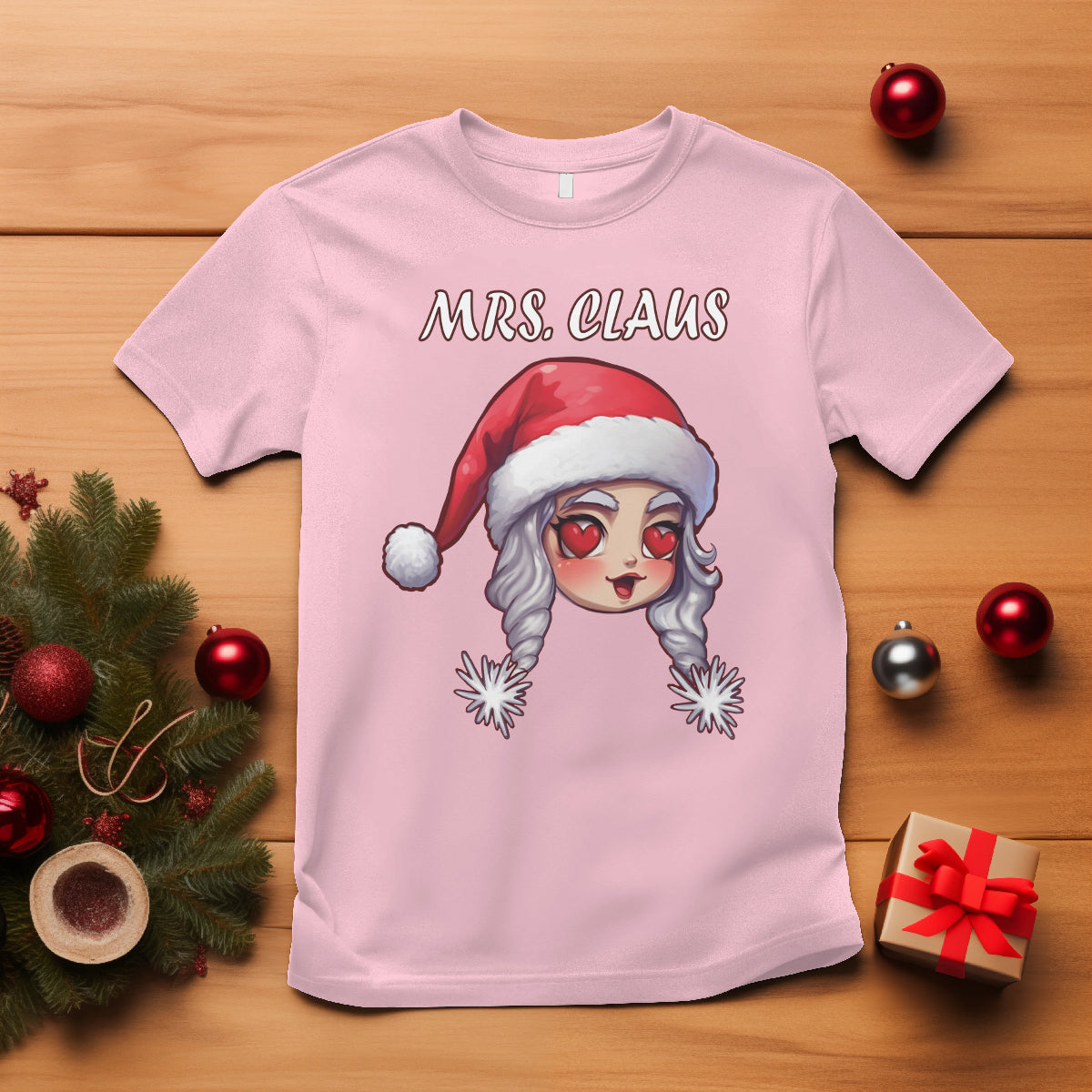 Christmas Couple Matchhing T Shirt Mr and Mrs Claus Couples Match Santa Lover - Wonder Print Shop