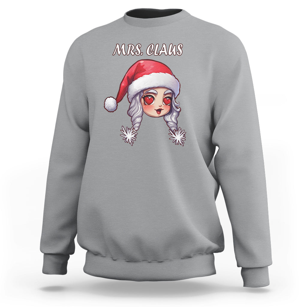 Christmas Couple Matchhing Sweatshirt Mr and Mrs Claus Couples Match Santa Lover - Wonder Print Shop