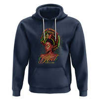 God Says I Am Melanin Strong Unique Black Women Hoodie - Wonder Print Shop