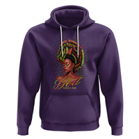 God Says I Am Melanin Strong Unique Black Women Hoodie - Wonder Print Shop