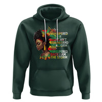 Black History Month Hoodie African Women She Whispered Back I Am The Storm - Wonder Print Shop