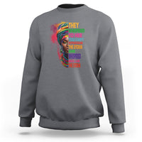 Black History Month Sweatshirt African Women She Whispered Back I Am The Storm - Wonder Print Shop