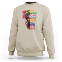 Black History Month Sweatshirt African Women She Whispered Back I Am The Storm - Wonder Print Shop