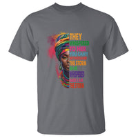 Black History Month T Shirt African Women She Whispered Back I Am The Storm - Wonder Print Shop
