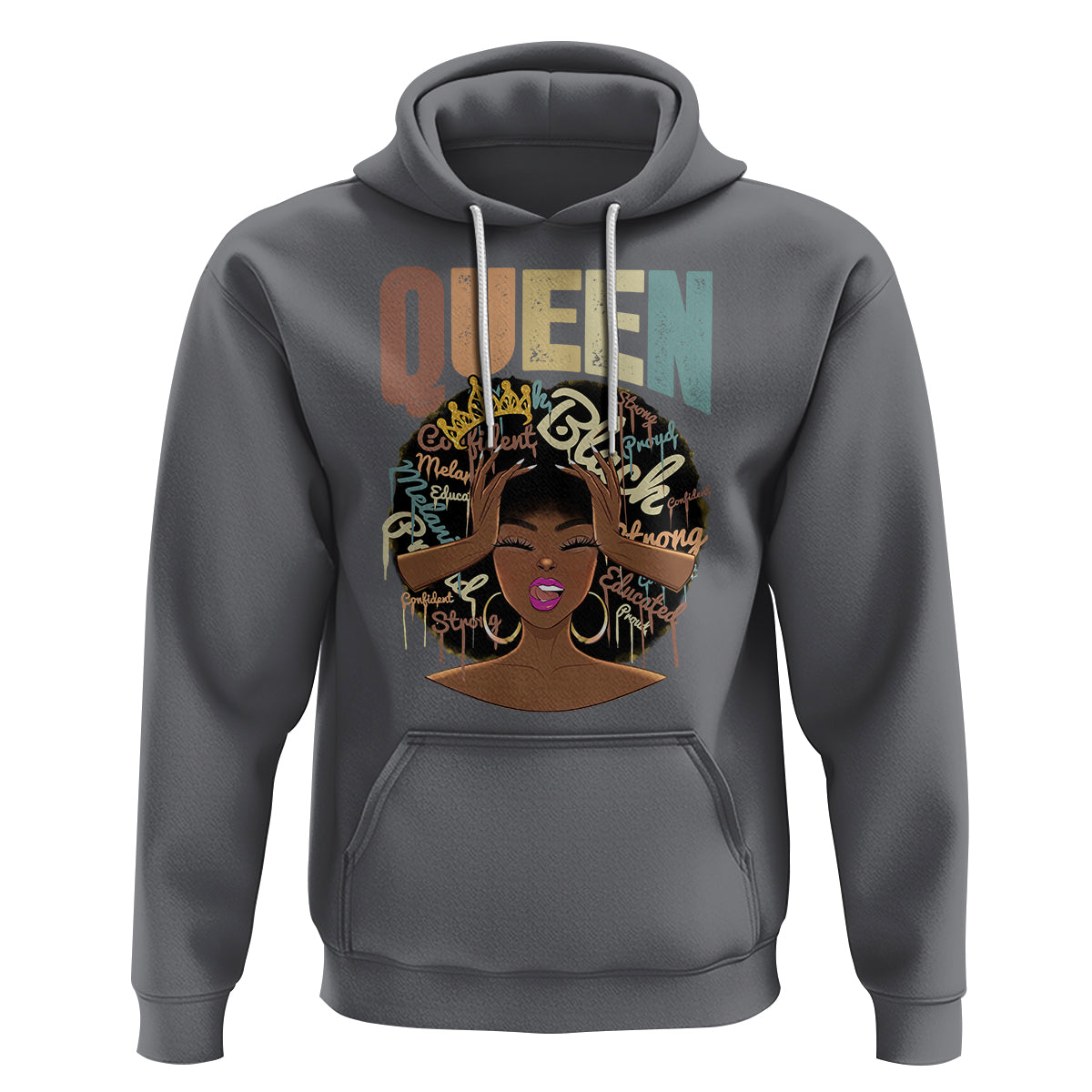 Educated Strong Black Queen African Americans Hoodie - Wonder Print Shop