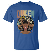 Educated Strong Black Queen African Americans T Shirt - Wonder Print Shop