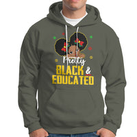 Pretty Black And Educated I Am The Strong African Queen Girl Hoodie - Wonder Print Shop
