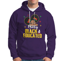 Pretty Black And Educated I Am The Strong African Queen Girl Hoodie - Wonder Print Shop