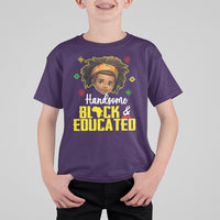 Handsome Black And Educated I Am The Strong African King Boy T Shirt For Kid - Wonder Print Shop