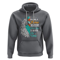 I Became A Black Nurse Because Your Life Is Worth My Time Hoodie - Wonder Print Shop