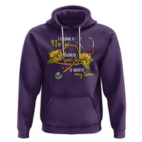 I Became A Nurse Because Your Life Is Worth My Time Sunflower Butterfly Hoodie - Wonder Print Shop