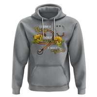 I Became A Nurse Because Your Life Is Worth My Time Sunflower Butterfly Hoodie - Wonder Print Shop