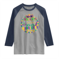 Beads And Bling It's A Mardi Gras Thing Raglan Shirt
