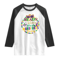 Beads And Bling It's A Mardi Gras Thing Raglan Shirt