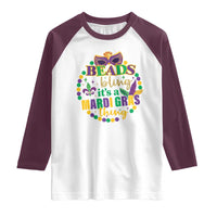 Beads And Bling It's A Mardi Gras Thing Raglan Shirt
