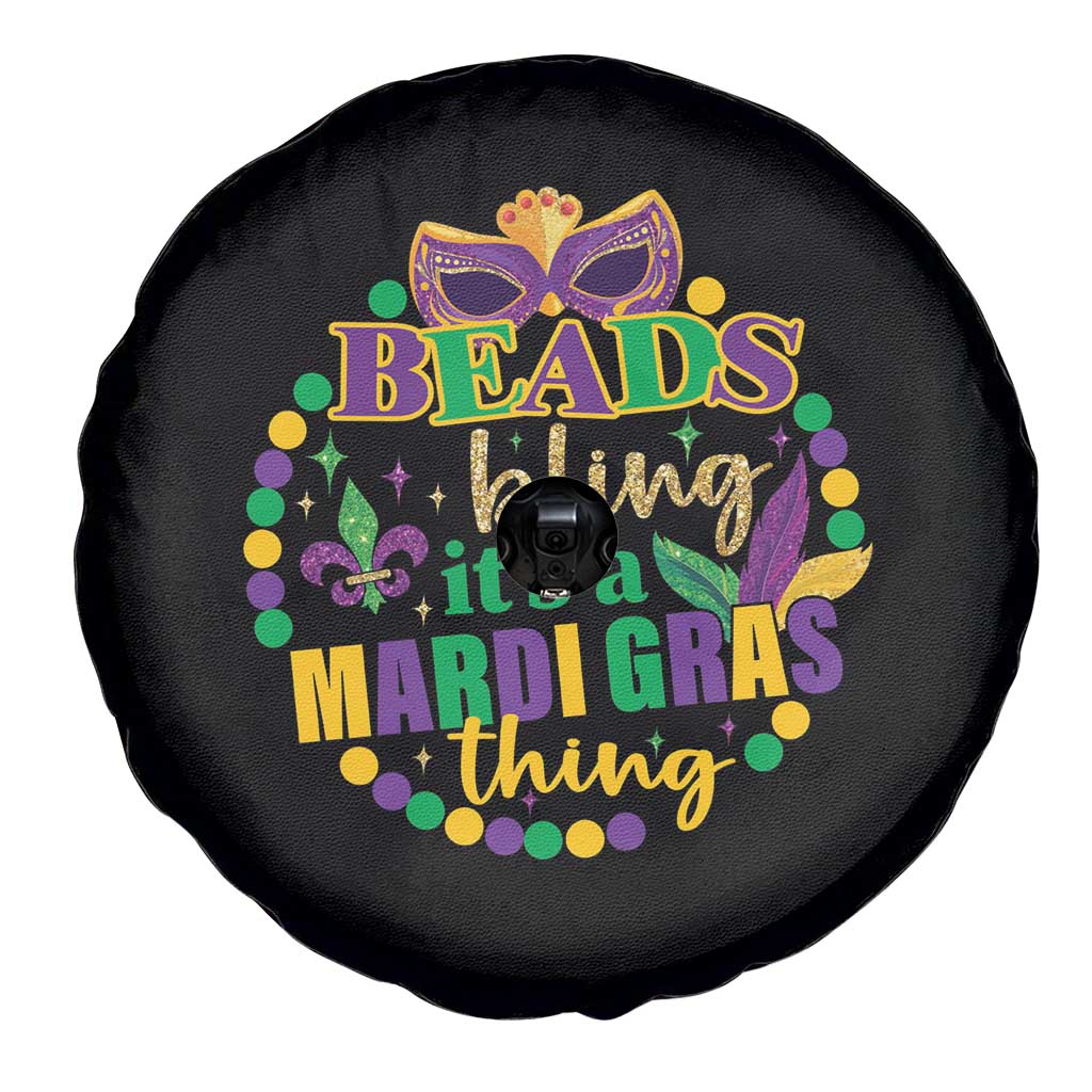 Beads And Bling It's A Mardi Gras Thing Spare Tire Cover
