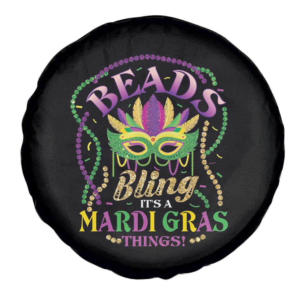Beads And Bling It's A Mardi Gras Thing New Orleans Spare Tire Cover
