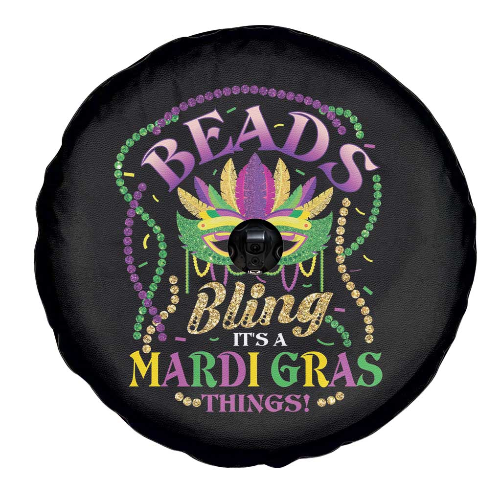 Beads And Bling It's A Mardi Gras Thing New Orleans Spare Tire Cover