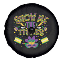 Mardi Gras Spare Tire Cover Show Me The Titties Funny Party